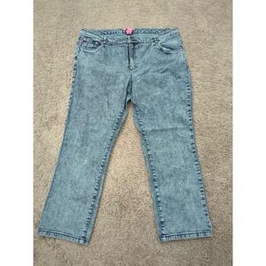 Woman Within Jeans Womens‎ 18WP PETITES PLUS Blue Mid Rise Modern Fit